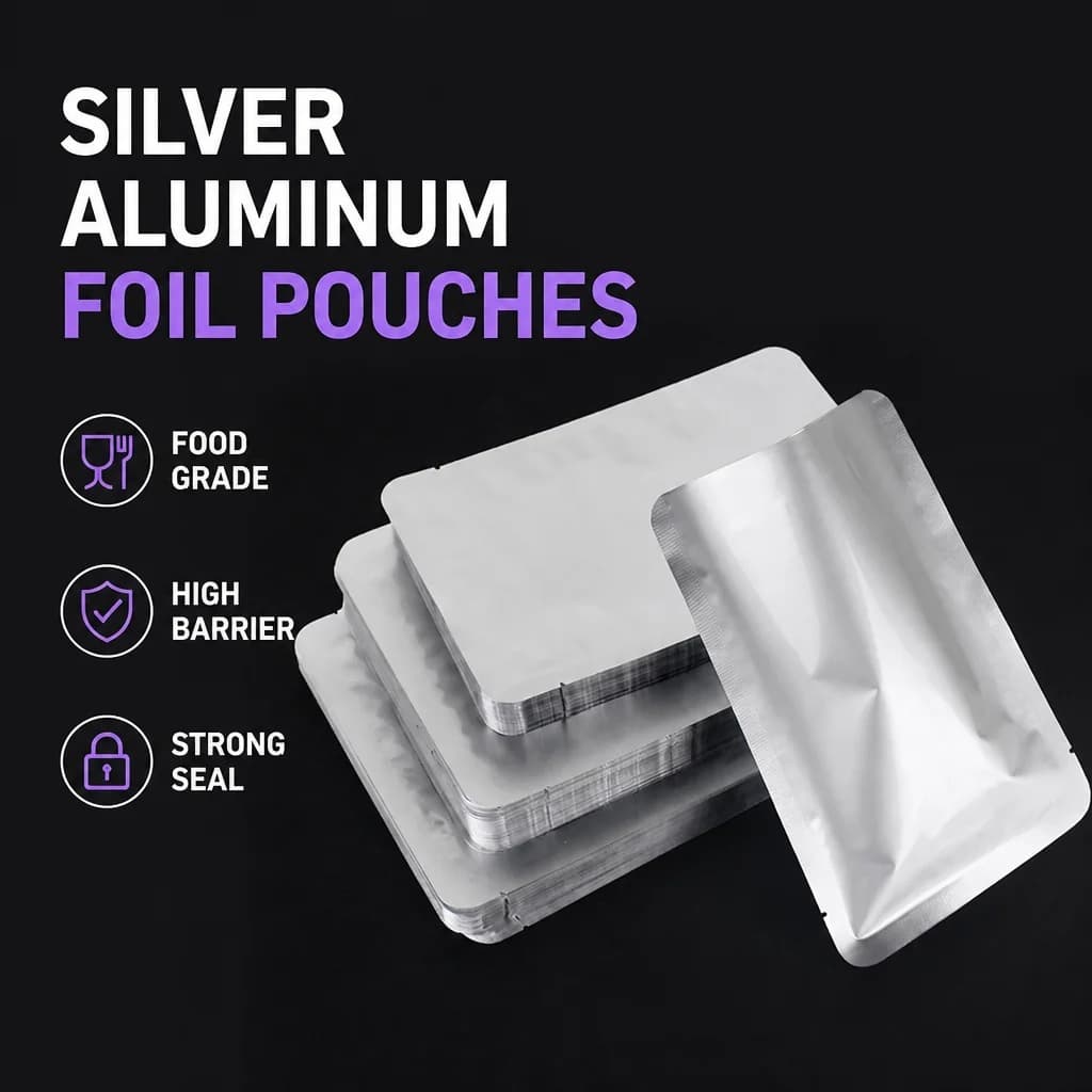 Thick Pure Aluminum Foil Tea Vacuum Bags
