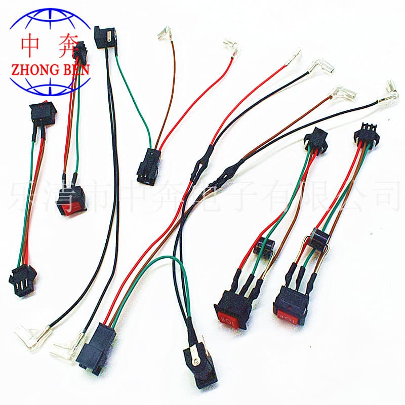 KCD11 DC-005 3-Position + SM2.54-3P Plug-in Connector + Rectifier Diode, Controls Dual Motors