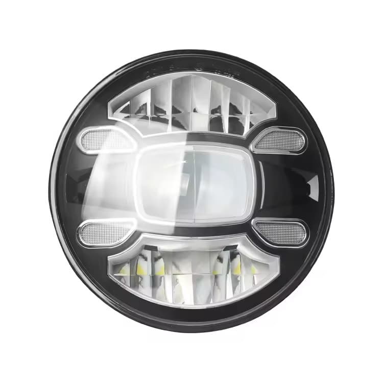 Cross-Border Exclusive Supply of 7-Inch Round Modified Car Front Spotlights, Suitable for Wrangler Modified Headlights
