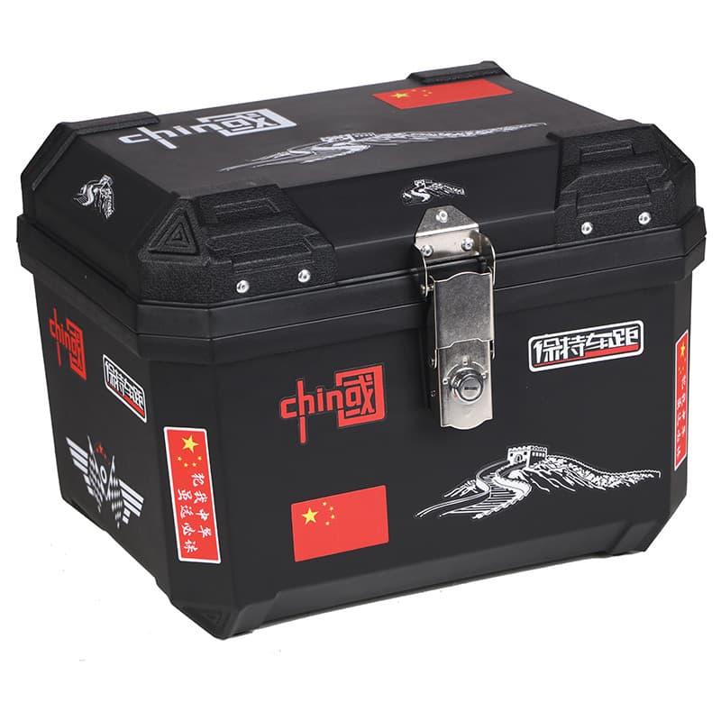 Motorcycle rear box with large capacity battery, electric vehicle trunk, universal Yadea, No. 9, Niu takeout box, customizable.