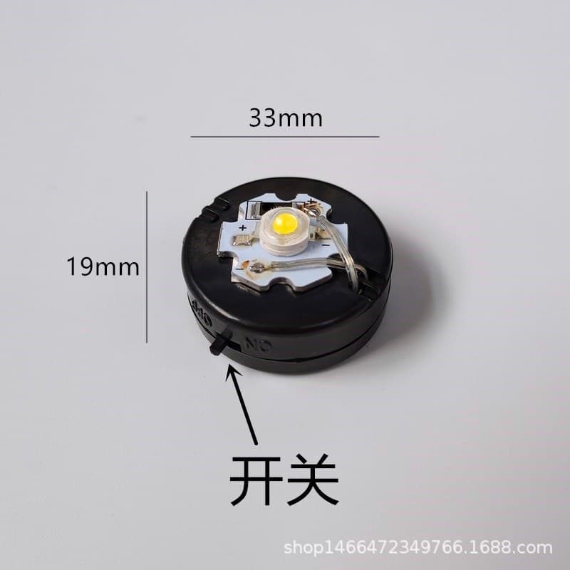 1W Bright LED Bulb 6V Lamp Bead Battery Light Source Lantern Creative Handmade DIY Mini Night Light with Switch