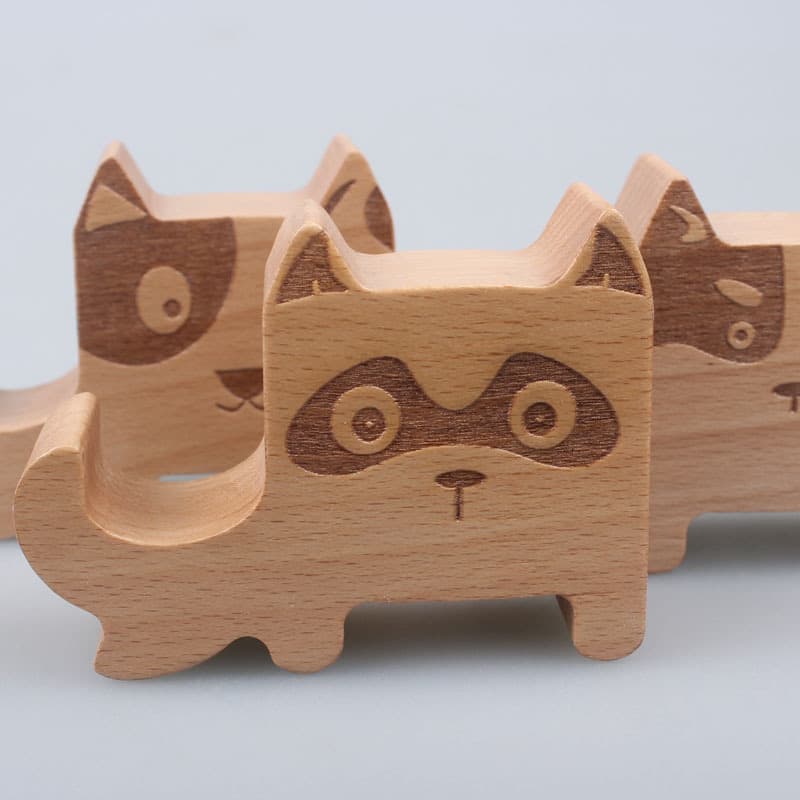 Landscape Wood Origin, multi-functional original wood series seat, creative cartoon dog wooden stand