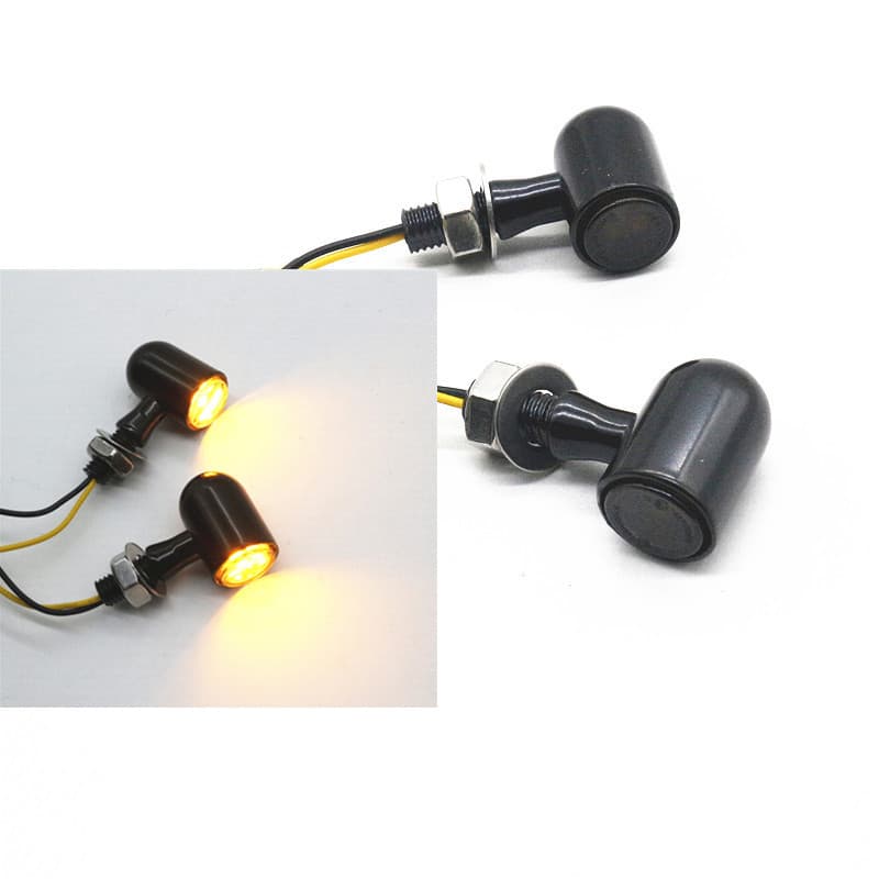Ch-3016 Is Suitable for Harley Motorcycle Scooter Metal LED Turn Signal Mini Retro Turn Signal