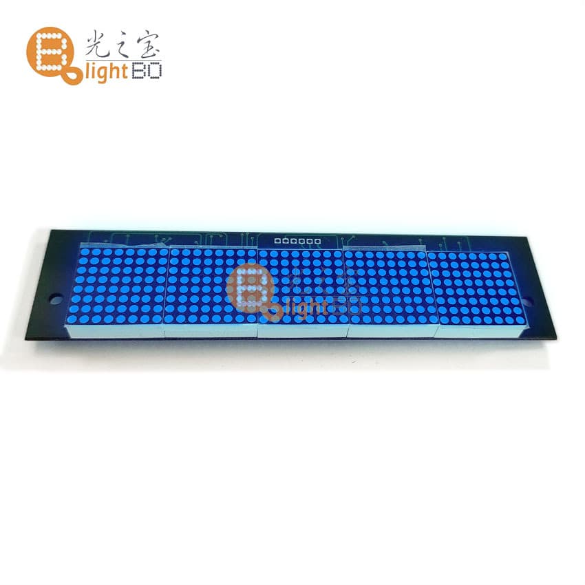 1.9mm diameter blue high-brightness module 8*8 instrument IC control board LED dot matrix
