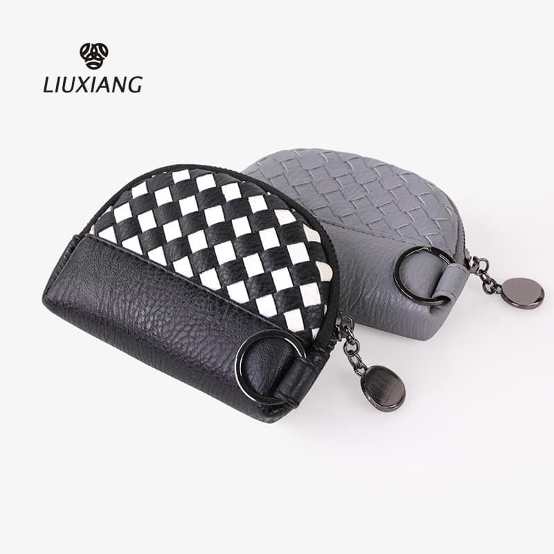 2025 New Handwoven Women's Wallet, Simple Coin Purse, Soft Leather Cosmetic Bag, Card Holder