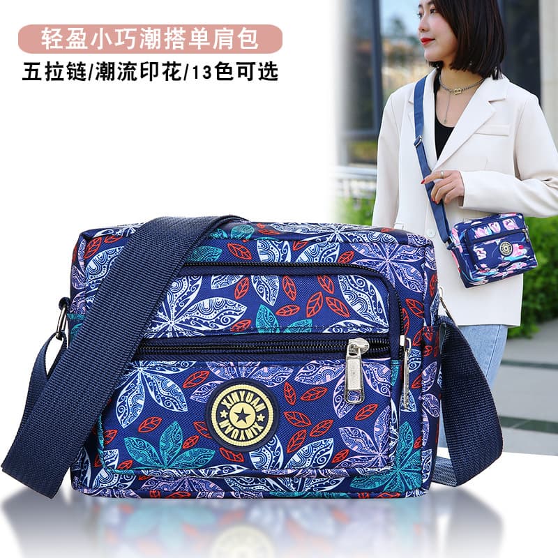 Vendor Cashier Bag Wholesale Women's Crossbody Single Shoulder Mom Bag Printed Casual Women's Small Square Bag