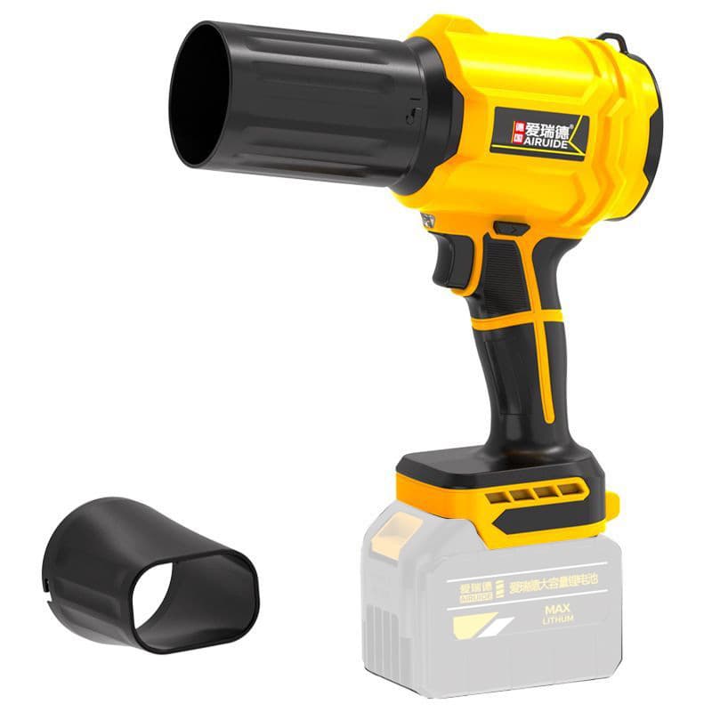 Fixed lithium turbo blower with handheld brushless operation