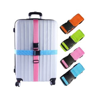 Luggage Strap, Suitcase Strap with Text, Luggage Packing Tie, Adjustable Trolley Case Binding Fixing Strap