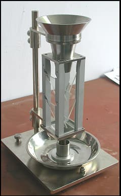 Scott volumeter, Scott method apparent density tester model: MD-101 Laina