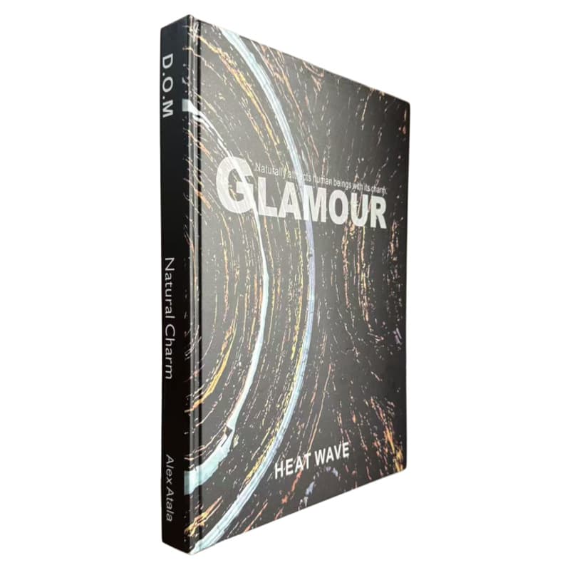 Hardcover Flip Color Page Decorative Book, Fake Book, Photo Book, Bookshelf Ornament, Accessory for Hotel, Club, Showroom
