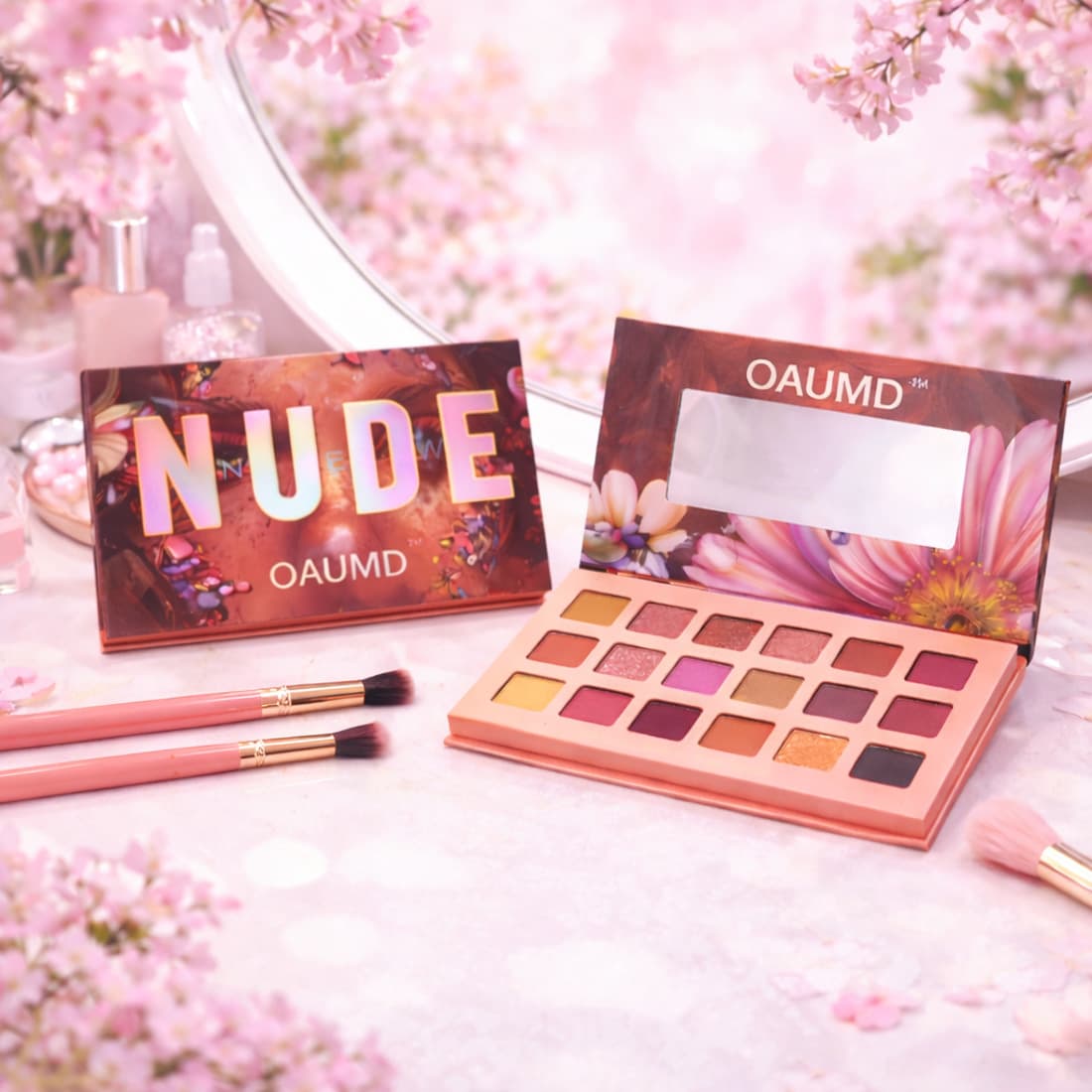12-color cross-border multi-functional eye shadow palette, high-gloss blush, contouring all-in-one makeup set, student female makeup artist