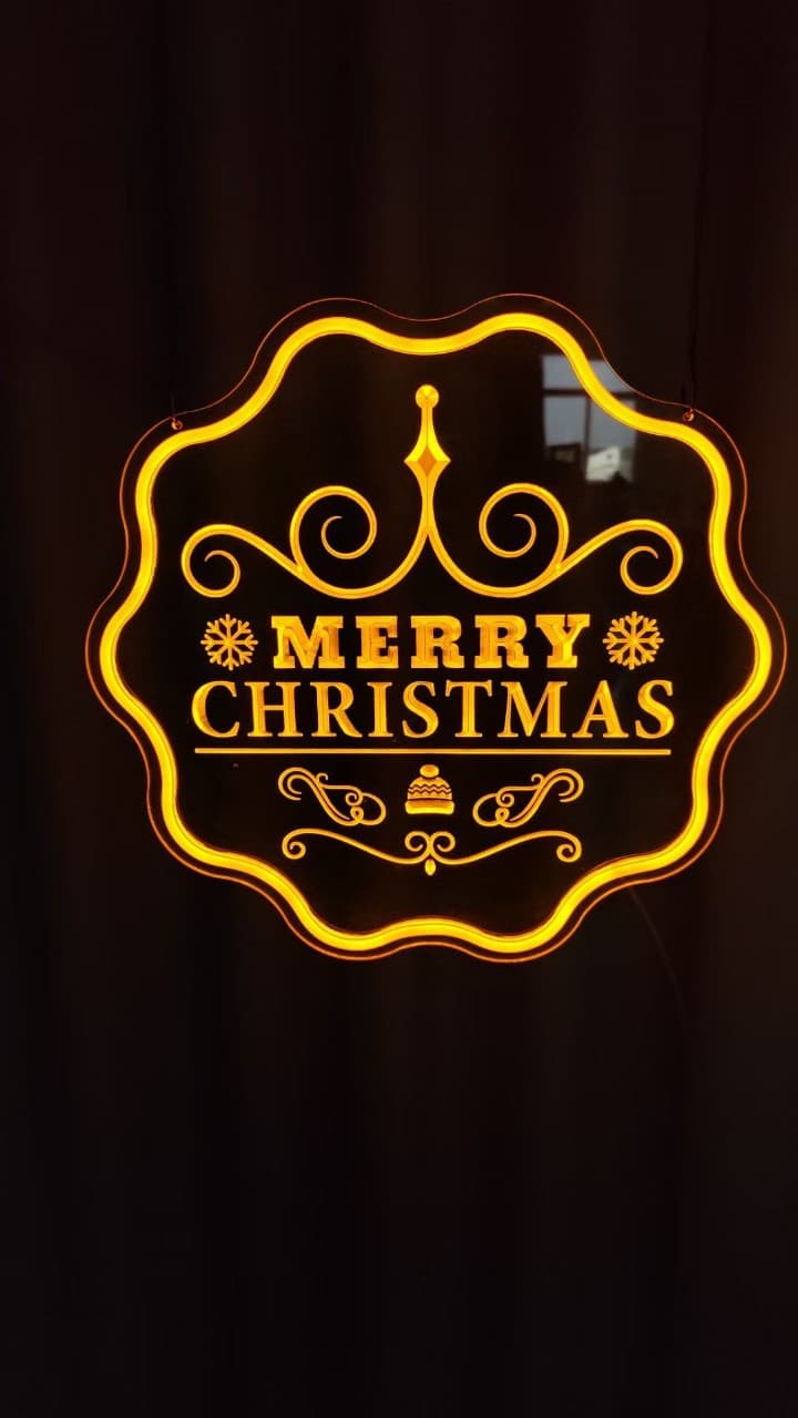 5V Embossed Neon Lights, Christmas Series, Marry Christmas, Amazon Cross-Border