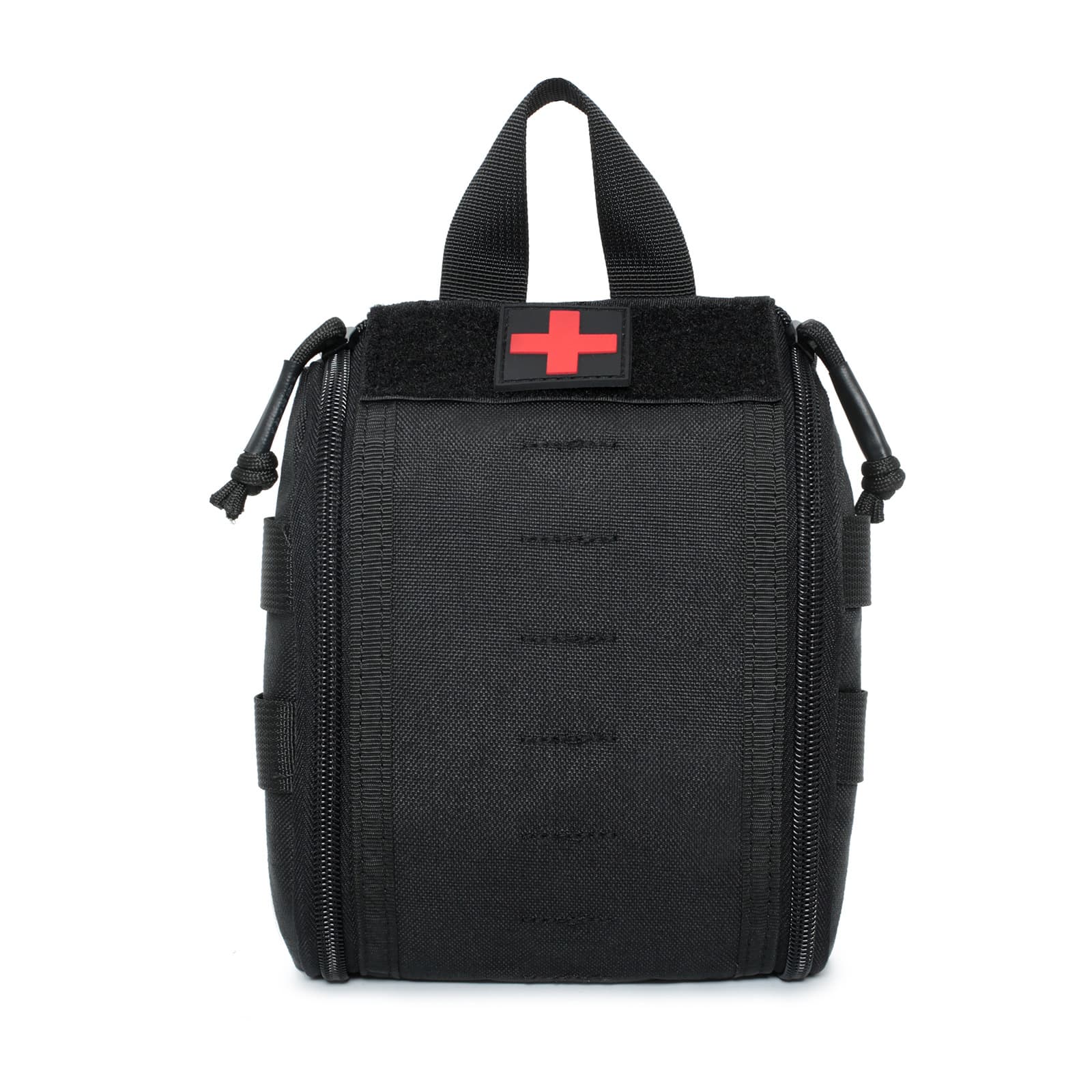 Oxford Fabric Sports Waist Bag Outdoor Medical Pouch MOLLE System Multi-Functional Quick-Release Medical Supplies Storage Bag with Patch