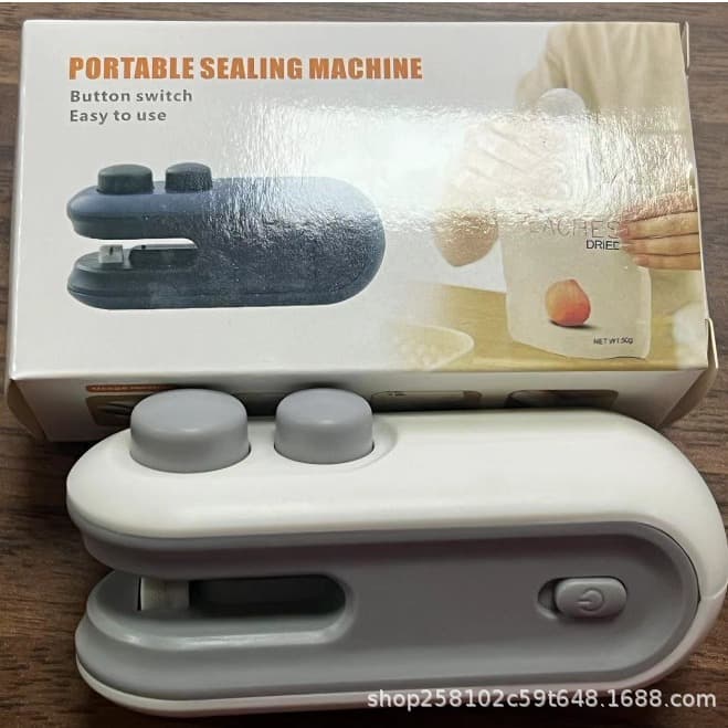 Household Mini Sealing Machine, Rechargeable Multifunctional Small Sealer, Creative Mini Snack Bag Sealing Gadget