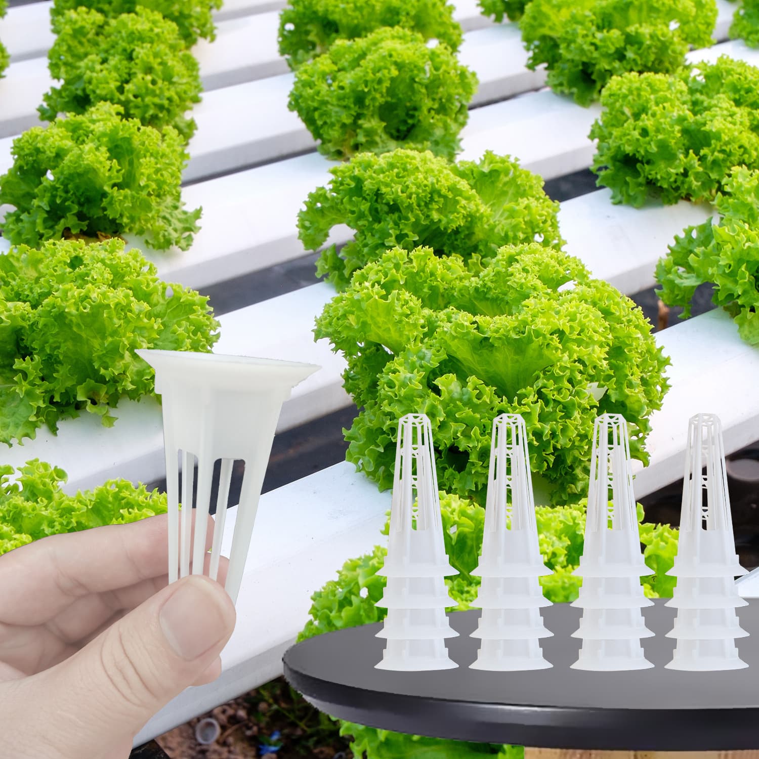 Cross-Border Supply of Soil Planting Baskets for Round Flower Pots and Containers for Soilless Cultivation of Cauliflower and Hair Transplantation for Soilless Cultivation