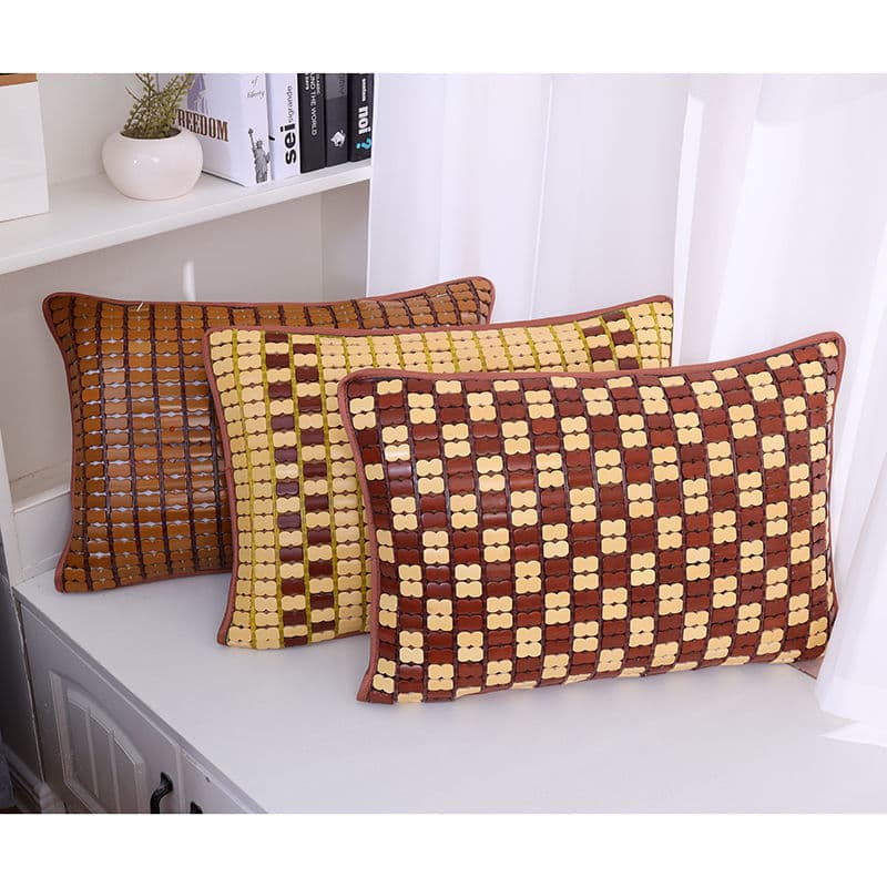 Summer living room and car lumbar pillow covers, bamboo mat pillows for beds, available for dropshipping and single-item wholesale.