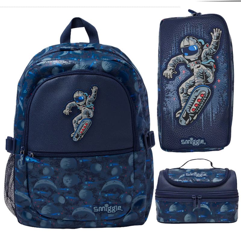 Australian Smiglge Kids Backpack Large Capacity School Bag Cartoon Laptop Backpack for Students Outdoor Casual Daypack