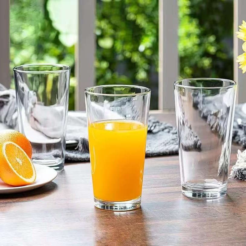 In-Stock American-Style 16oz Pint Glass 480ml Craft Beer Glass Transparent Glass Cup with Logo Printed Milk Cup