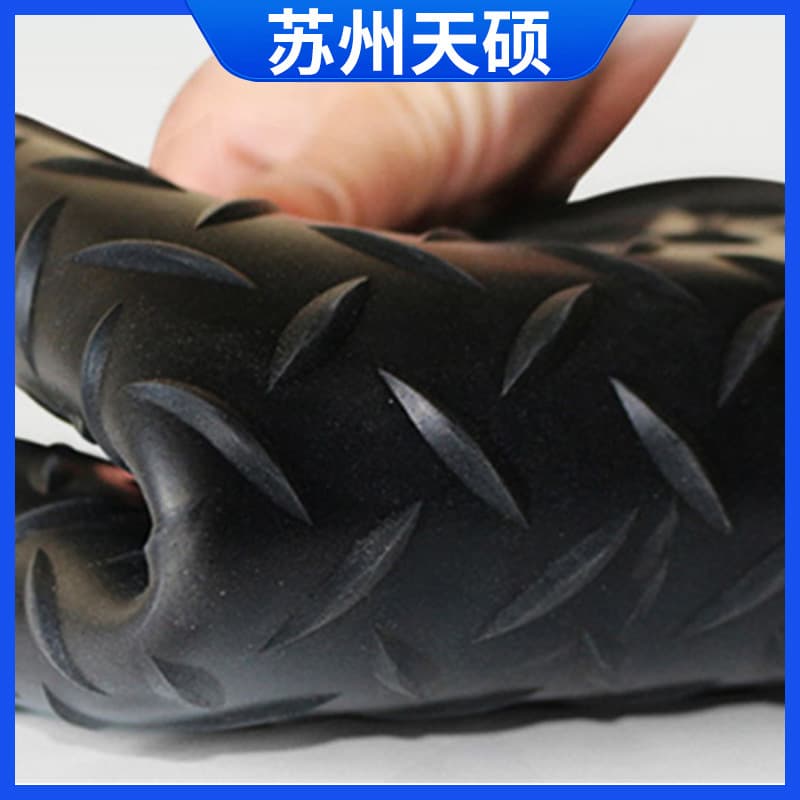 Thickened Industrial Wear-Resistant Rubber Blocks & Plates, Bridge Buffer Shock Absorption Rubber Pads, 8mm Flame-Retardant Rubber Sheets