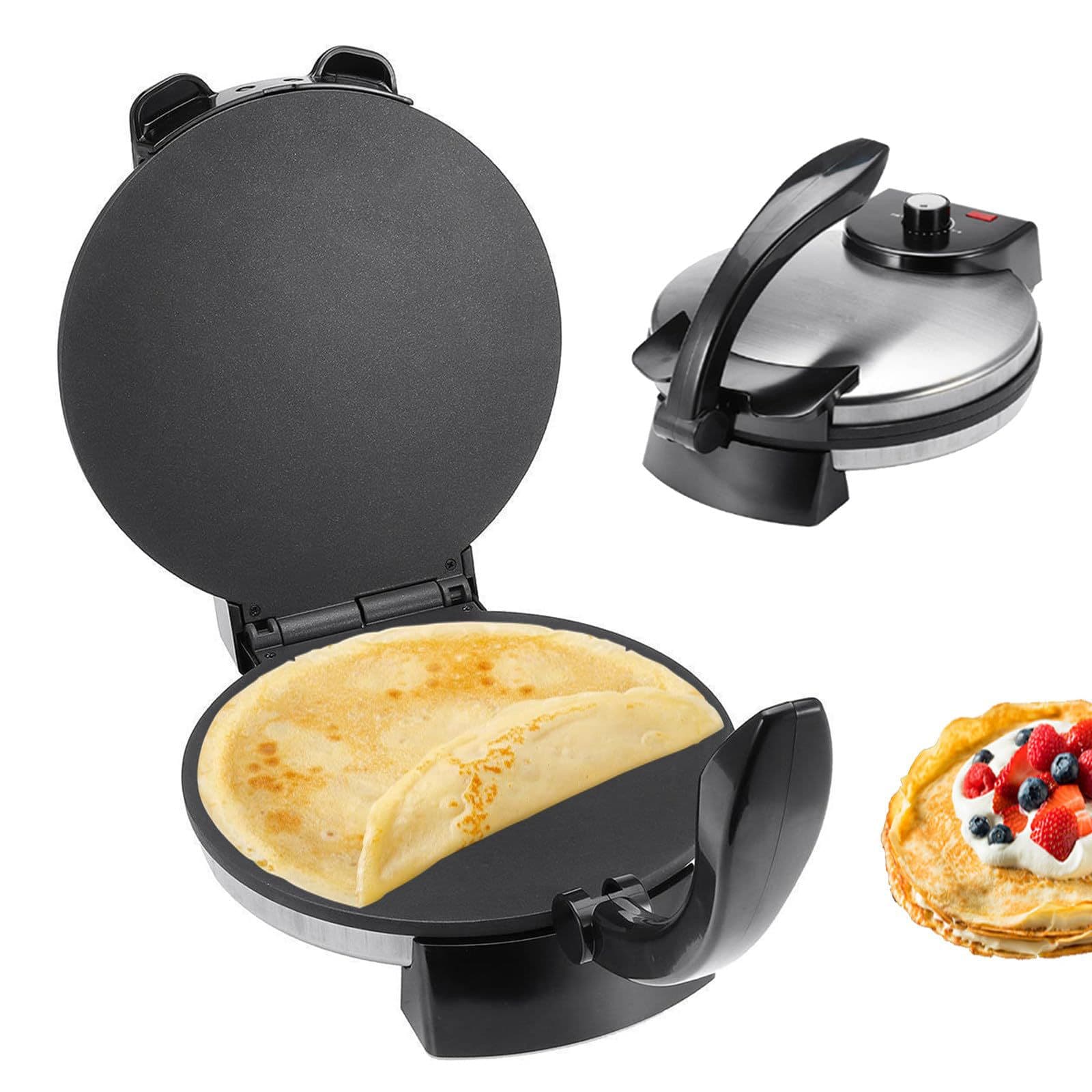 Cross-border European Standard Thin Pancake Machine Electric Griddle, Home Use Pancake Maker 10-inch Spring Roll Machine Pizza Maker