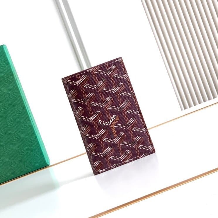 Goyard Goya ticket holder banknote holder female dog tooth print passport holder flip long card holder card holder wallet