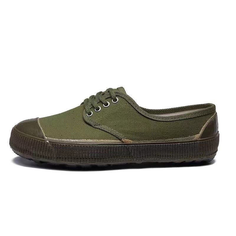 Liberation Shoes for Men and Women, Wear-Resistant Work Shoes, Canvas Labor Protection Shoes, Migrant Workers' Work Shoes, Casual Camouflage Shoes, Training Rubber Shoes