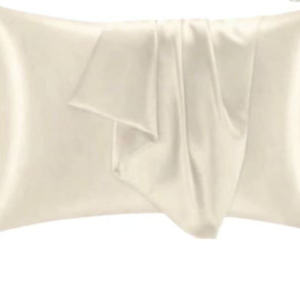 Cross-border Trade Solid Color Silk-like Pillowcase Satin Duvet Cover Artificial Silk Skin-friendly Single Sleep Pillowcase