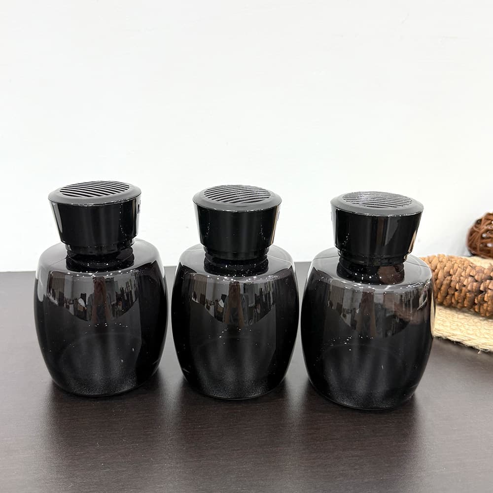 Factory New Wholesale Screw Cap 250ML Transparent Aromatherapy Bottle Glass Bottle Reed Diffuser Bottle Fragrance