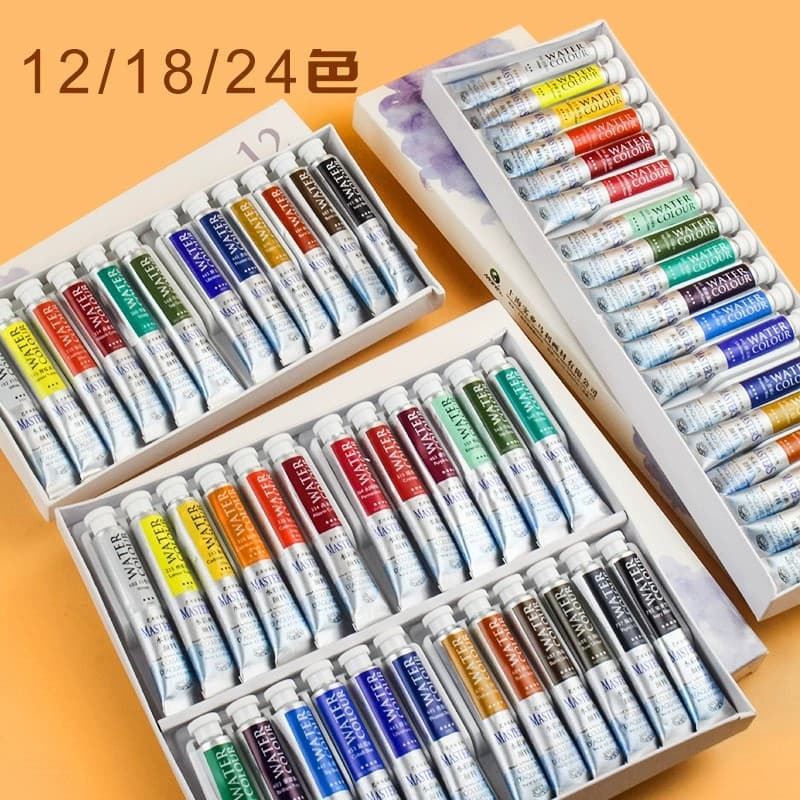 Marley Artist Watercolor Paint Hand-Painted Classy Watercolor Paint Set Art Watercolor Single Aluminum Tube 9ml