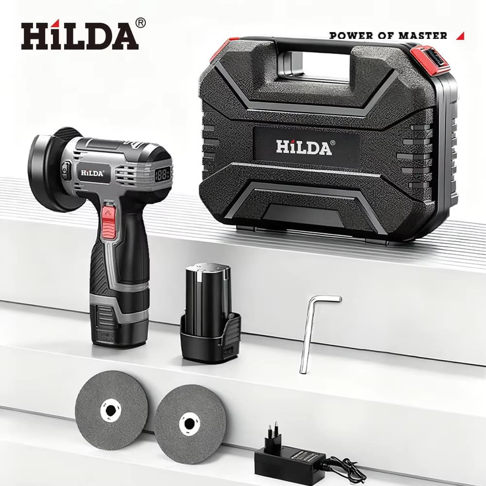 High-power mini lithium-electric angle grinder handheld rechargeable electric angle grinder for household cutting, grinding and polishing