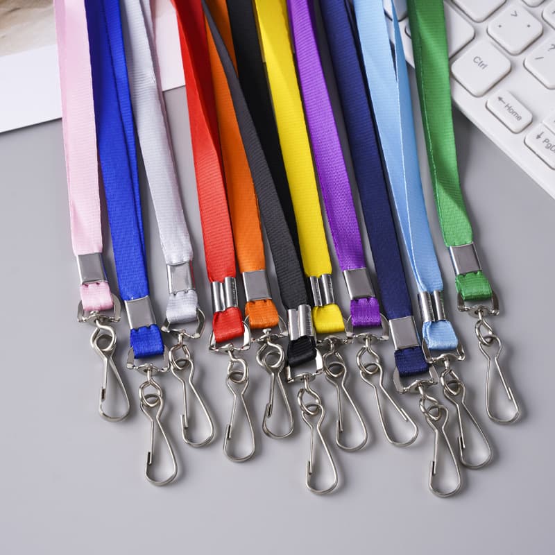 Amazon 1.0 Thick Gold Wire Rope with Metal Clip and Swivel Hook for Badge Lanyards and Factory ID Cords