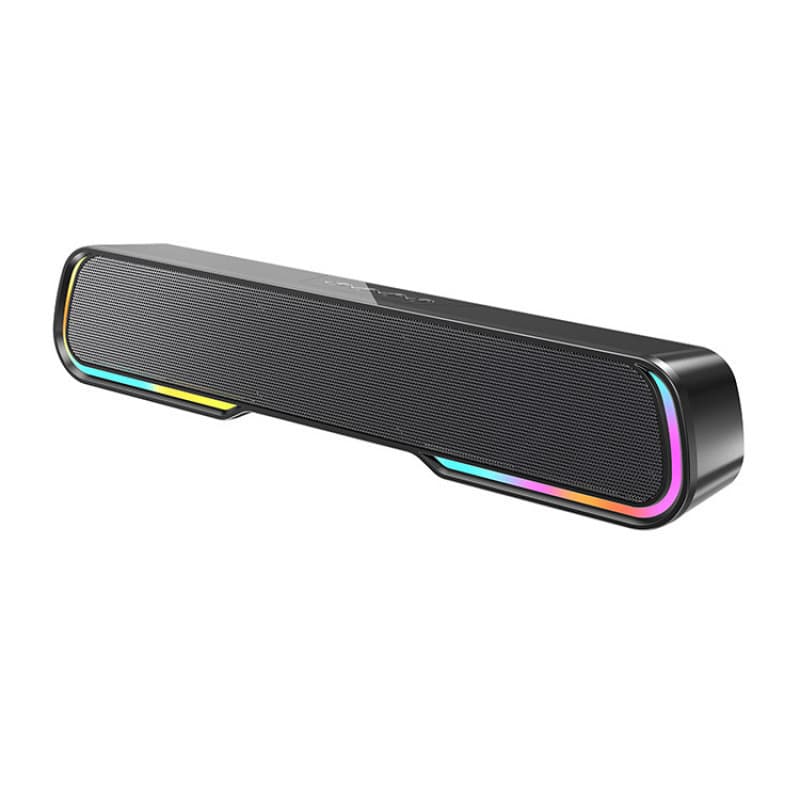 Sound Blaster Audio RGB Marquee Luminous Mini Desktop Long Portable Subwoofer High Power Bluetooth Speaker
