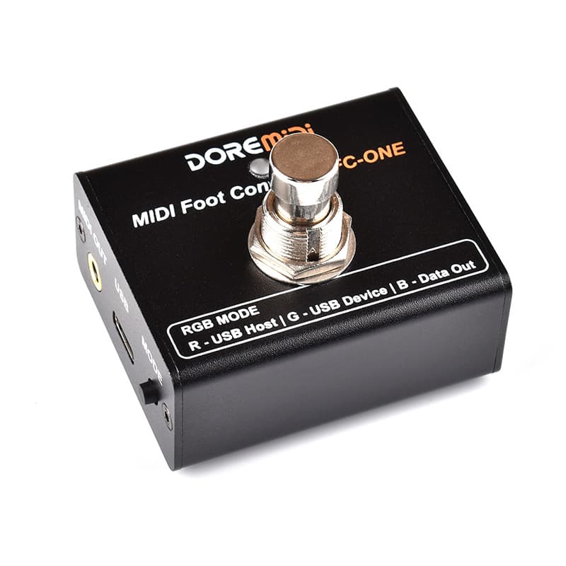 DOREMiDi Electric Guitar Effects Custom MIDI Foot Pedal Stomp Controller FC-ONE