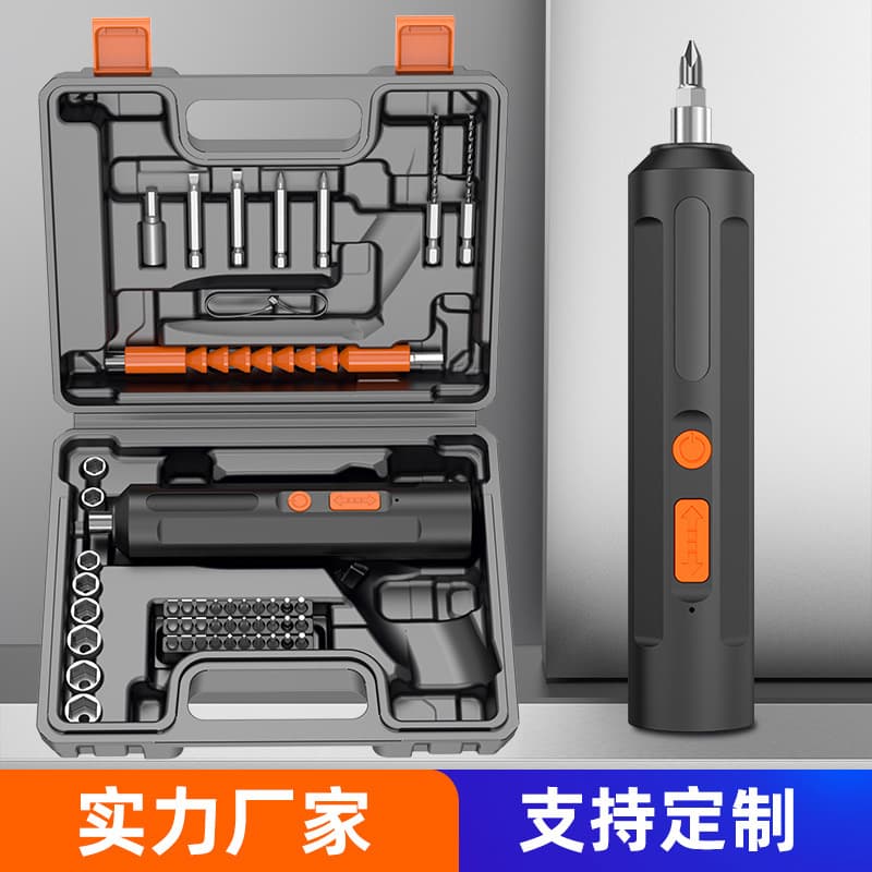 Mini Rechargeable Electric Screwdriver Home Use Tool Small Size Hand Drill Pistol Drill Electric Pick Grinder
