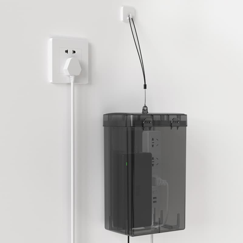 Outdoor Electric Vehicle Charging Waterproof Socket Box, Power Strip Waterproof Cover, Extension Board Protective Cover, Rainproof Power Supply Box