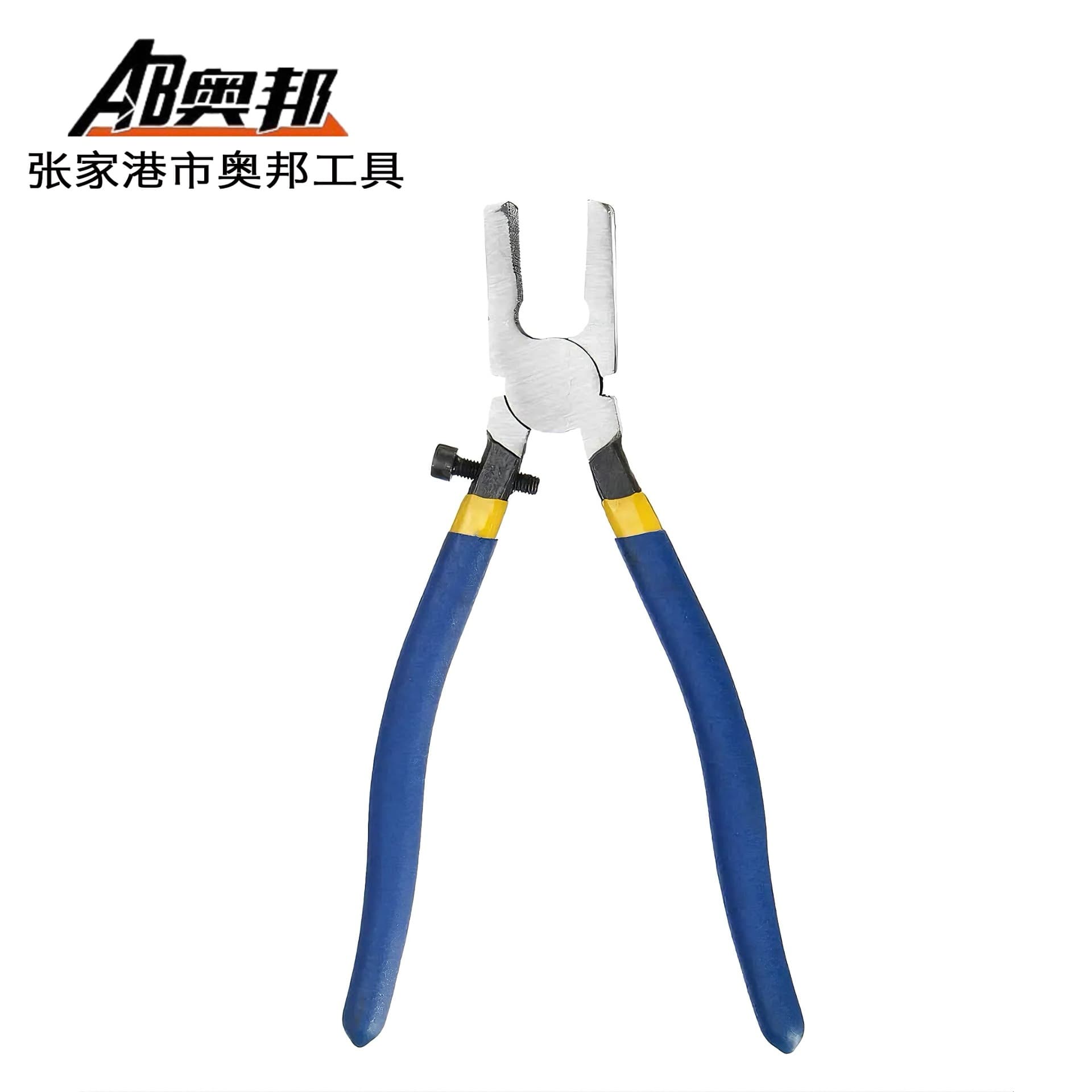 Factory direct stock of glass pliers, flat-nose pliers, glass breaking pliers, curved glass non-marking pliers, special pliers for holding glass.