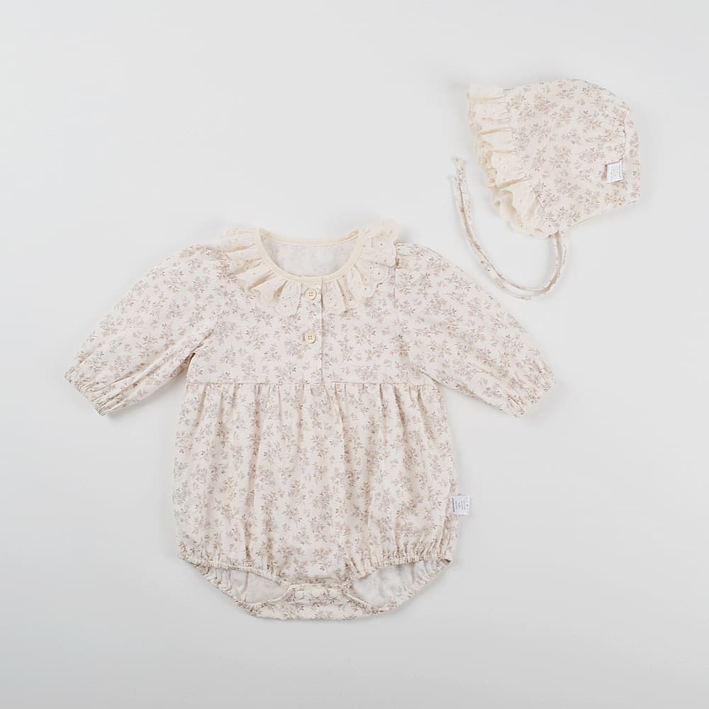 moinmlon spring, summer and autumn Korean version of infants and young children's cotton jumpsuits baby long-sleeved jumpsuits are breathable and comfortable to wear in air-conditioned rooms
