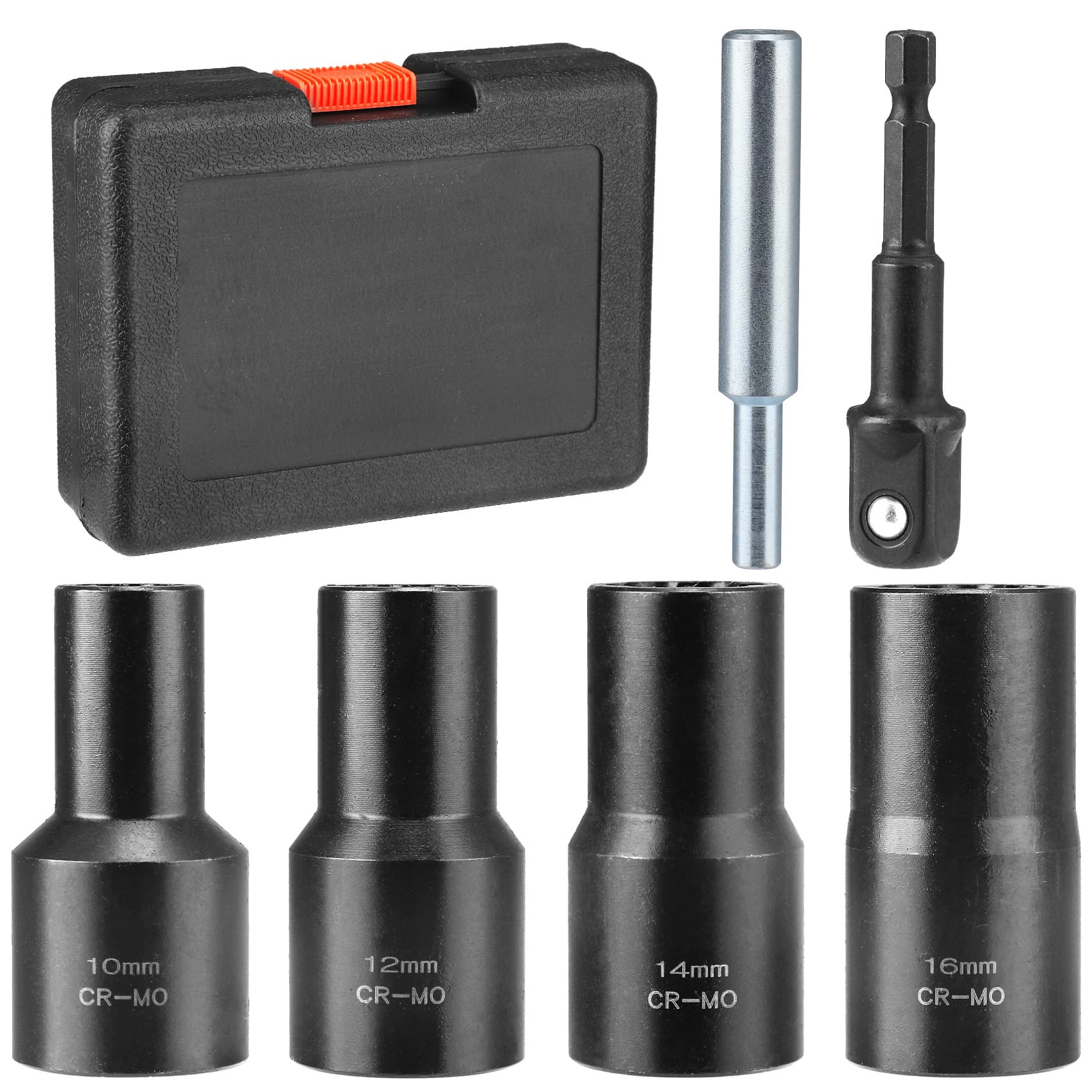 Damaged Stripped Nut Screw Bolt Anti-Slip Removal Reverse Thread Spline Extractor Car Tire Nut Socket