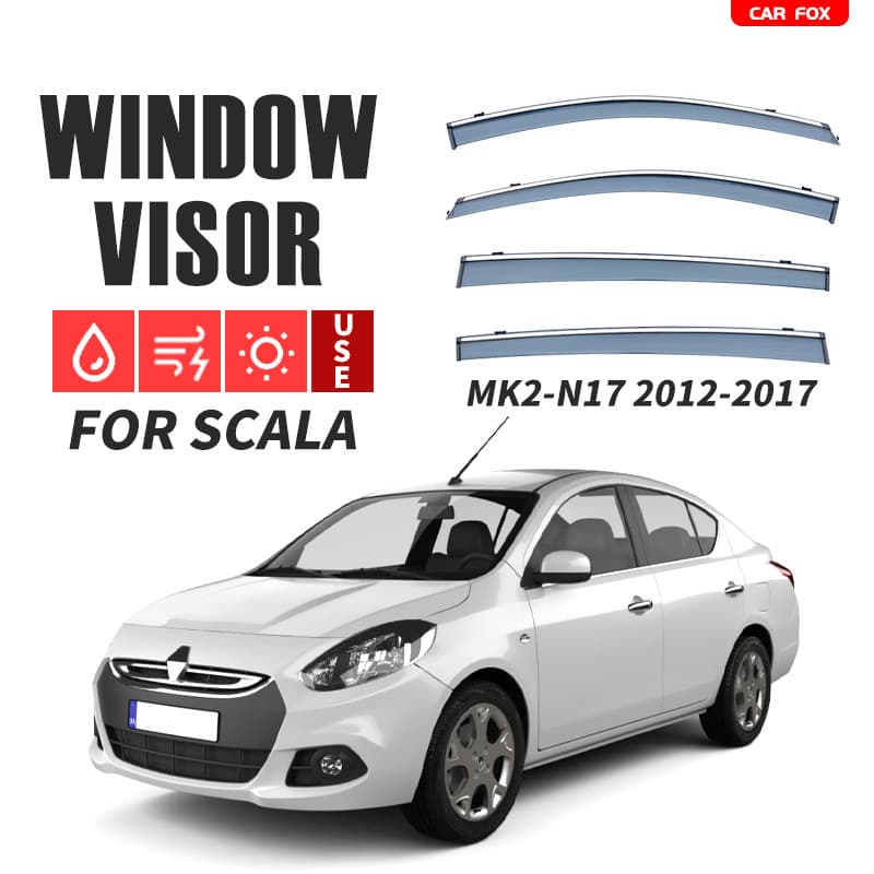 Window Visor for Renault Scala Sedan Scala Window Visor Rain Shield Sunshade