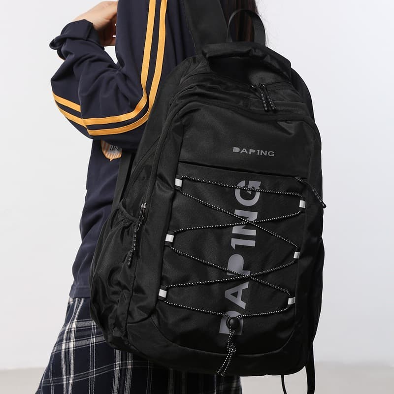 Men's Backpack 2024 New Style High School Middle School Large Capacity Bookbag Outdoor Sports College Travel Backpack