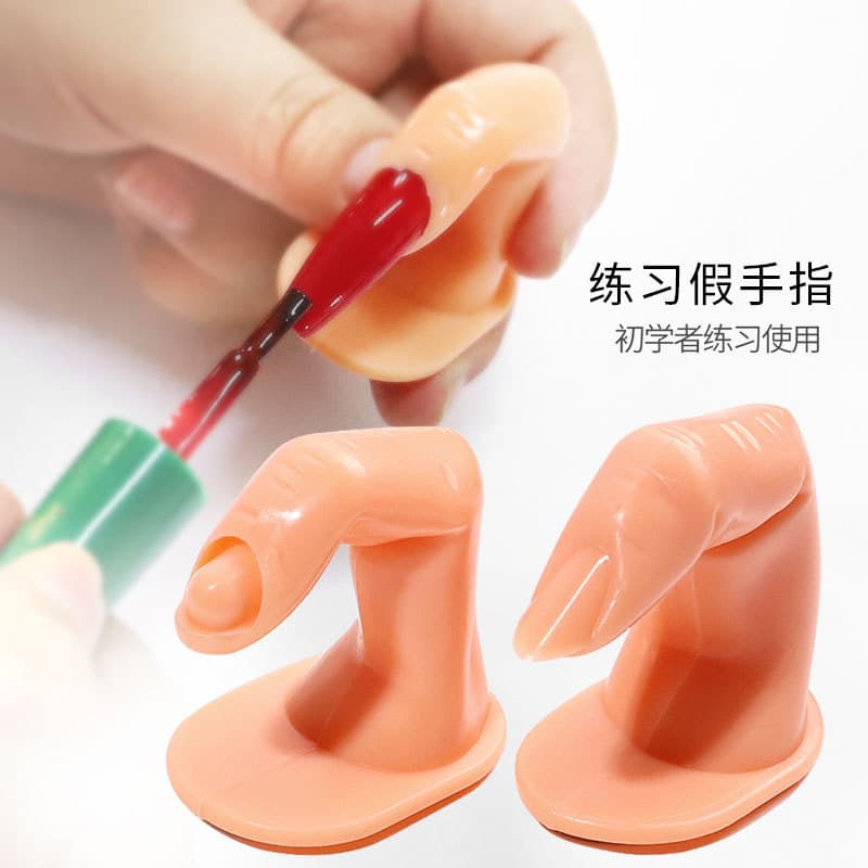Nail Art Tools Practice Fake Nails Beginner Artificial Nail Plate Holder Nail Art Finger Nail Art Materials Nail Stand