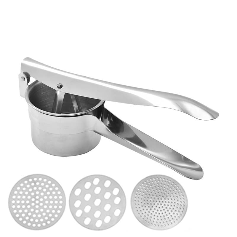 Cross-border Stainless Steel Manual Juicer Vegetable Water Press Fruit Lemon Juicer Garlic Masher Potato Ricer Juicer