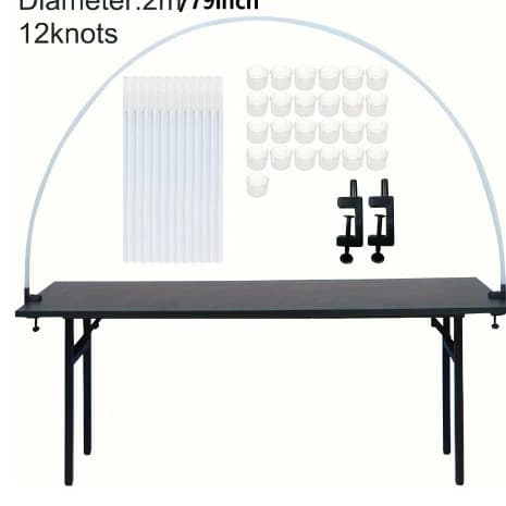 12ft Tabletop Balloon Arch Kit Balloon Arch Stand Birthday Wedding Party Background Decoration Arch Door