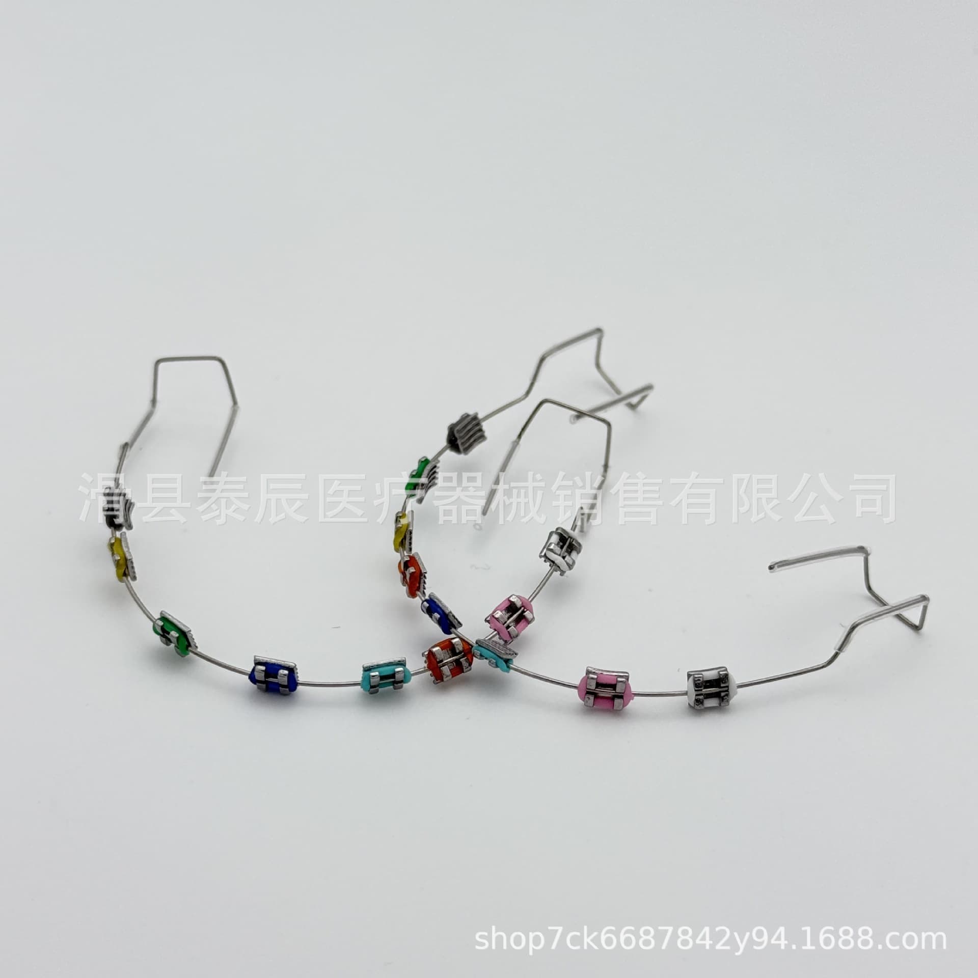 Dental Oral Braces Decoration Full Color Range with Hooks and Without Hooks Colorful Fashion Braces Factory Direct Sales