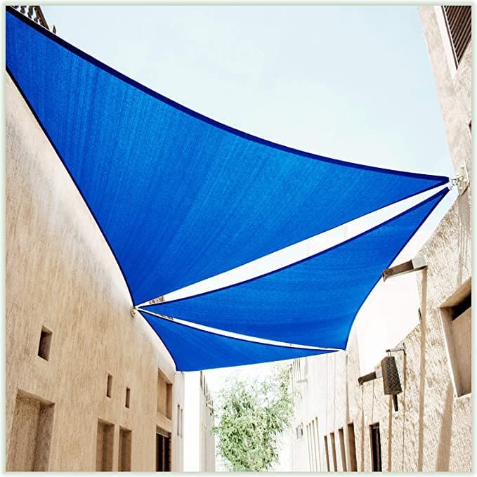 Shade sail triangular four-corner courtyard sunshade net balcony outdoor canopy anti-UV shade sunshade sun protection courtyard