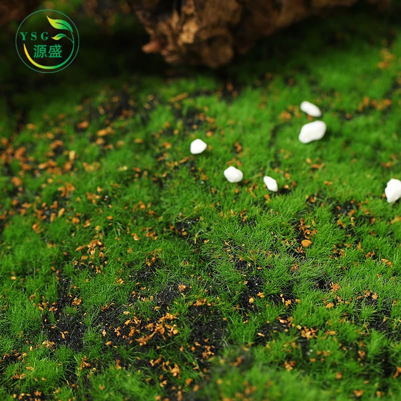Simulated Sponge Moss Turf Wholesale Home Decor Outdoor Villa Courtyard Micro Landscape Faux Moss Plant Wall