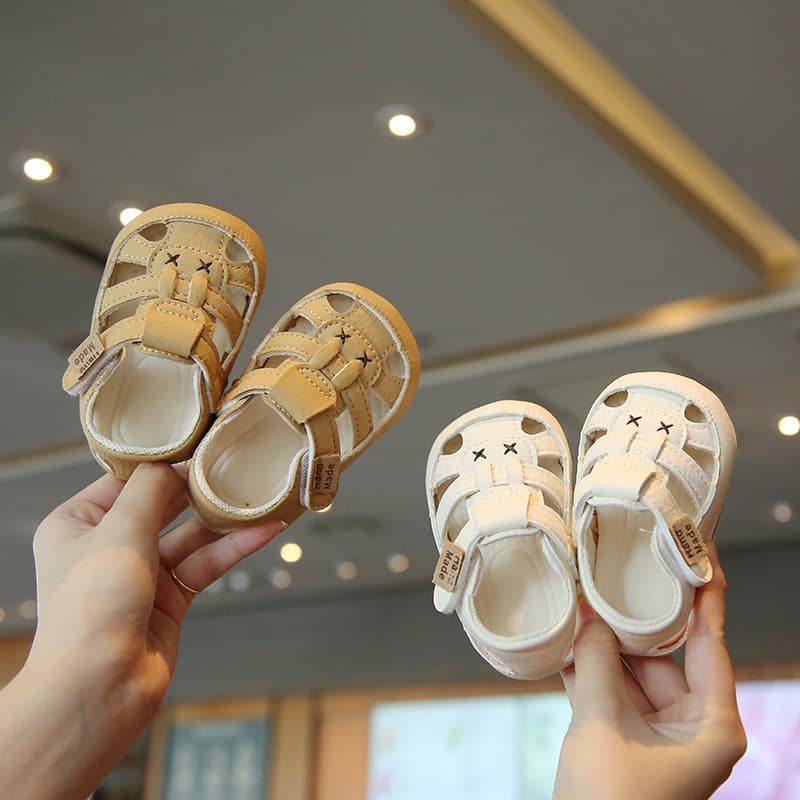 Summer Baby Sandals for Newborn Boys and Girls, 0-1 Year, Soft Sole Non-Slip Crawling Shoes, Breathable Infant Clogs