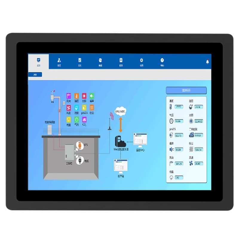 Industrial All-in-One PC Touchscreen Industrial Tablet PC Fully Enclosed Dustproof Embedded Touch Automation Equipment