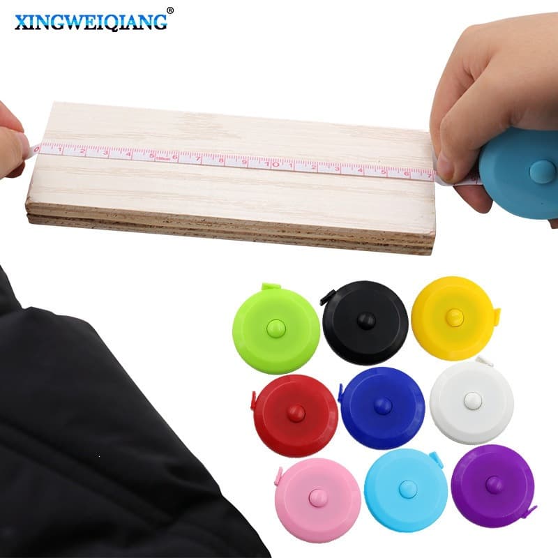 1.5m Retractable Round Tape Measure Portable Mini Soft Tape for Body Measurements