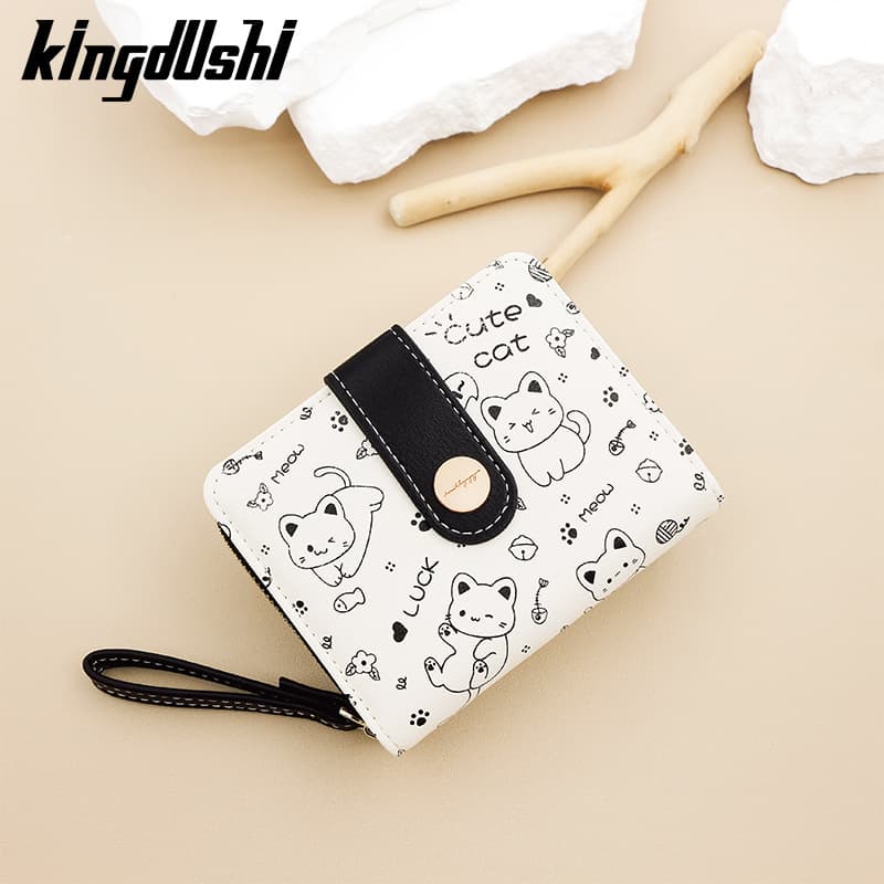Ladies Wallet Large Capacity Checkbook Clutch Bag Fashionable Leather Wallet Multiple Card Slots Coin Pocket